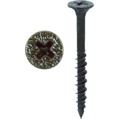 OHSATO Black Zinc Wood-Resistant Screws PR 3.8 x 50 (110 pieces) 544-316 1 box