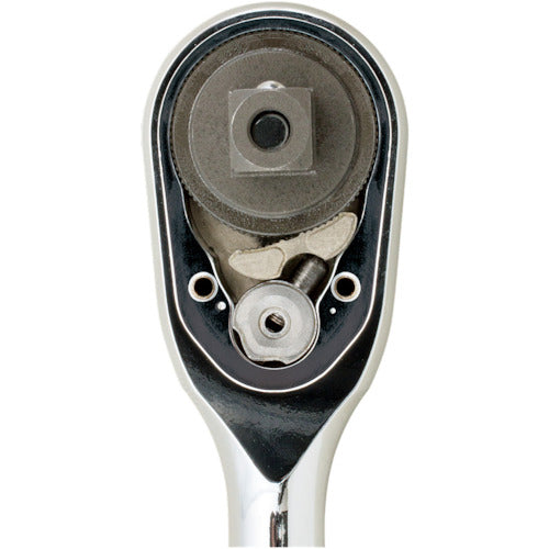 nepros 6.3 sq. ratchet handle, 90 teeth, 6.35 mm socket, 125 mm overall length, NBR290, 1 piece