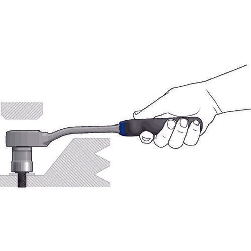 GEDORE Ratchet Handle 1/2 1993U-20G 2746786 1 pc