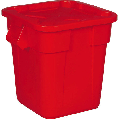 Rubbermaid [Sold out and discontinued] Square Brute Container with Snap Lock Lid Set RM3517RD 1 piece