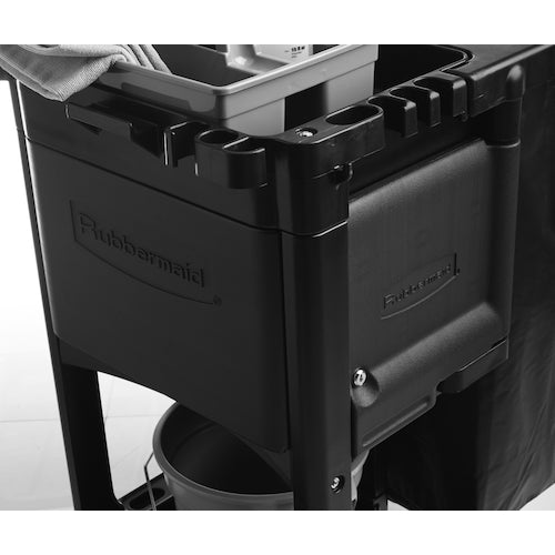 Rubbermaid Janitor Cart Lockable Door Kit Black RM1861443BK 1 Unit