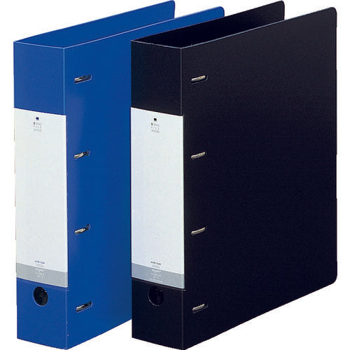 LIHIT Ring File A4 D-Ring File (Vertical 4-Hole) Black G1280-24 1 pc