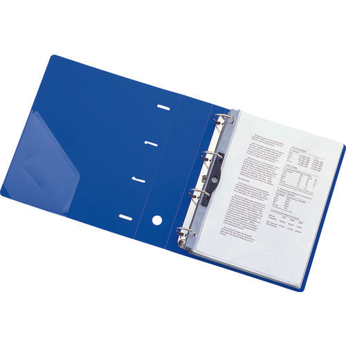 LIHIT Ring File A4 D-Ring File (Vertical 4-Hole) Black G1280-24 1 pc