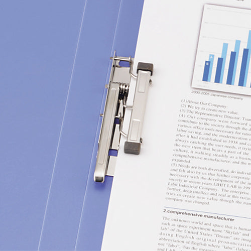 LIHIT A4 펀치리스 파일＜HEAVY DUTY＞ 블루 F367-8 1권