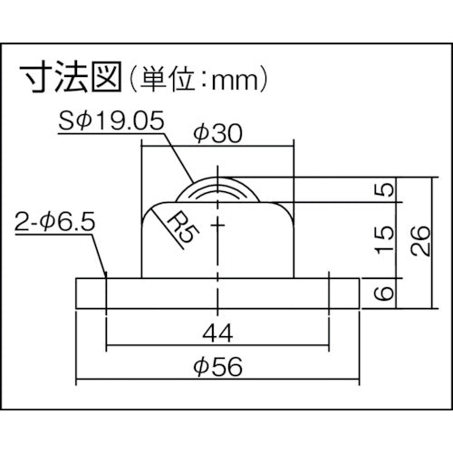 プレインベア　上向き・下向き兼用　ステンレス製　ＰＶ５０ＦＳ　PV50FS　1 個