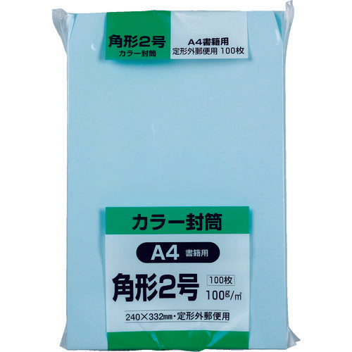 キングコーポ　ソフト１００　角形２号　１００ｇブルー　K2S100B　1 PK