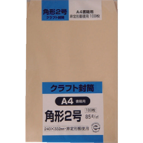 キングコーポ　クラフト１００　角形２号　８５ｇ　K2K85　1 PK