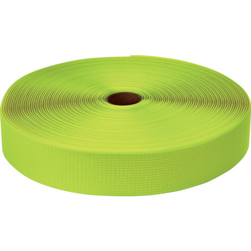 ＴＲＵＳＣＯ　フリーマジック［［Ｒ下］］結束テープ片面蛍光イエロー５０ｍｍ２５ｍ　MKT-50B-LY　1 巻