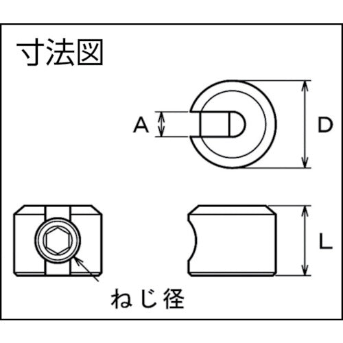 ＴＲＵＳＣＯ　シングルクリップ　ワイヤ１ｍｍ用　TSWR-1　1 個