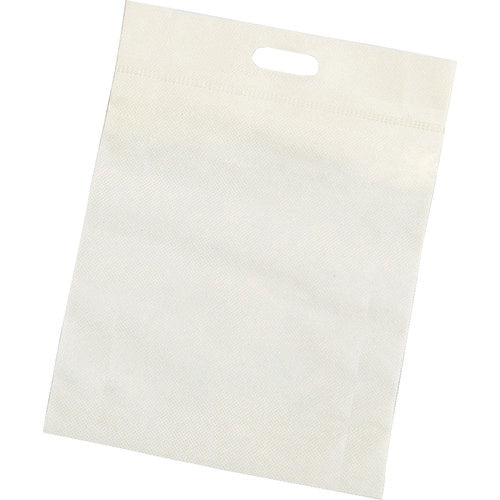 ＴＲＵＳＣＯ　不織布小判抜き手提げバッグ　Ｍ　１０枚入　ベージュ　THKB-M-BG　1 袋