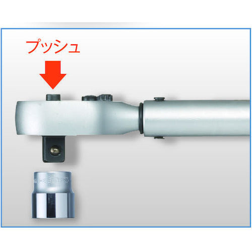 スーパー　メカニカルトルクレンチ　ラチェットタイプ　トルク測定範囲（Ｎ・ｍ）：１０〜６０　差込角９．５　TRH3060　1 個