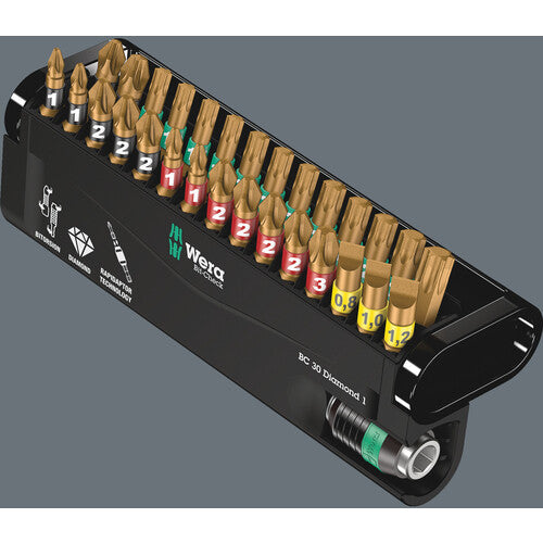 Ｗｅｒａ　８８９／４　ダイヤモンド　ビットチェック　３０本　057431　1 Ｓ