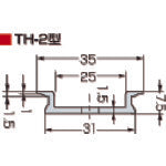 モクバ印　ＤＩＮレールカッターＴＨ−２　替刃セット　D115-2　1 組