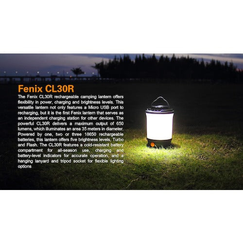 ＦＥＮＩＸ　充電式ＬＥＤランタンライト　ＣＬ３０ＲＢＬＡＣＫ　CL30RBLACK　1 個