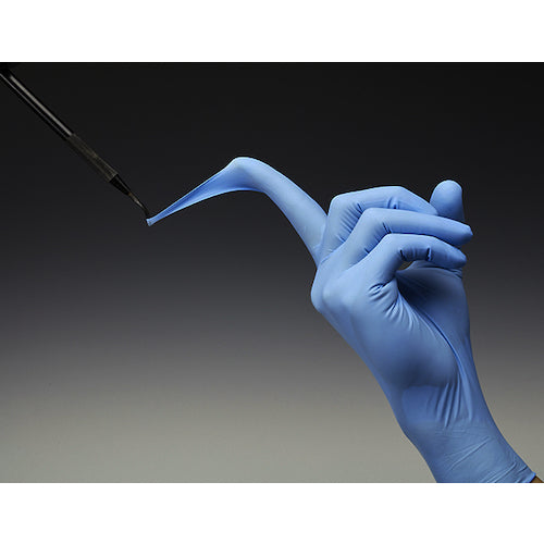 SHOWA Nitrile Rubber Disposable Gloves No. 886 Nitrist Tough Plus 100 pieces L size NO886-L 1 box