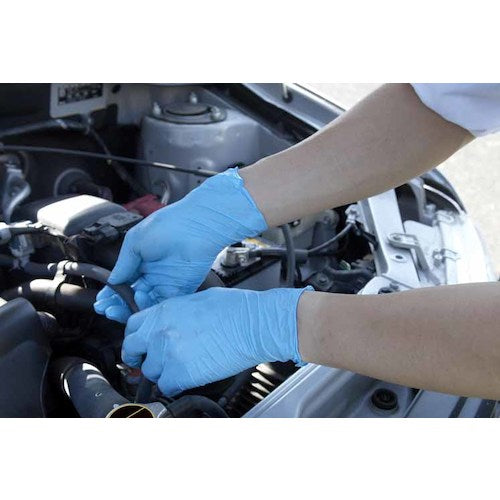 SHOWA Nitrile Rubber Disposable Gloves No. 886 Nitrist Tough Plus 100 pieces L size NO886-L 1 box