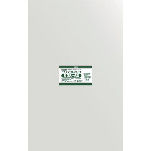 ＨＥＩＫＯ　ＯＰＰ袋　テープなし　クリスタルパック　Ｓ３８−６０　５０枚入り　6749300 S38-60　1 袋