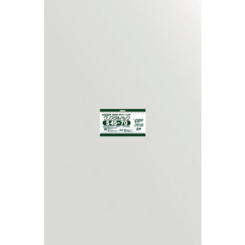 HEIKO OPP Bags, No Tape, Crystal Pack, S45-70, 50 Pieces, 6762601, S45-70, 1 Bag