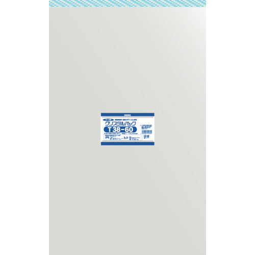 HEIKO OPP Bag with Tape Crystal Pack T38-60 50 Pieces 6741500 T38-60 1 Bag