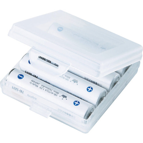 SANWA Battery Case (for AAA) 2-pack DG-BT4CLN 1 S