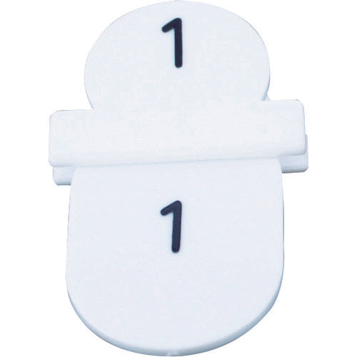 TRUSCO Parent and Child Cards 1-10 White TOFD10-W 1 Box