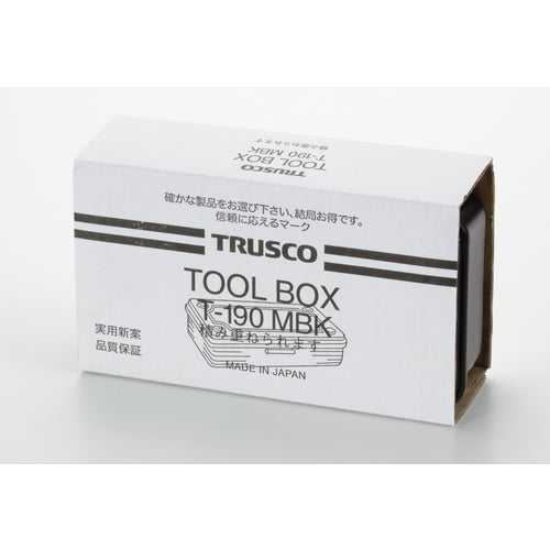 ＴＲＵＳＣＯ　トランク型工具箱　２０３Ｘ１０９Ｘ５６　つや消しブラック　T-190MBK　1 個