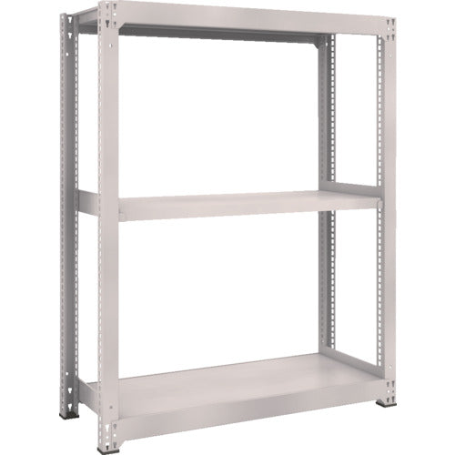 TRUSCO Steel Rack M3 Medium Duty Shelf 900 x 1121 x H1500 3 Tiers Single Unit Neo Gray M3-53123 1 Unit