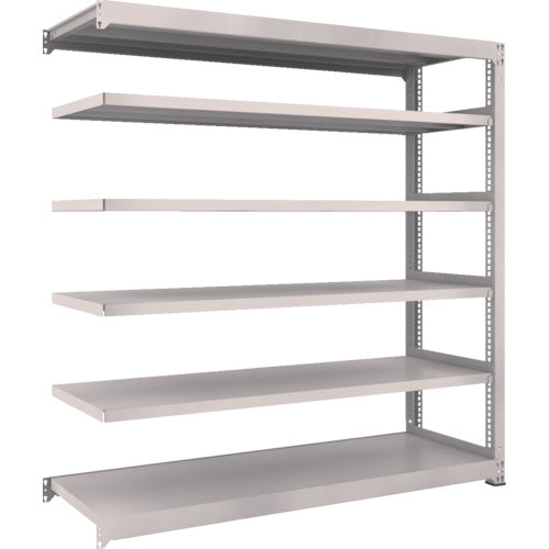 TRUSCO Steel Rack M3 Medium Duty Shelf 1800 x 1121 x H1800 6 Tiers Connected Neo Gray M3-66126B 1 S