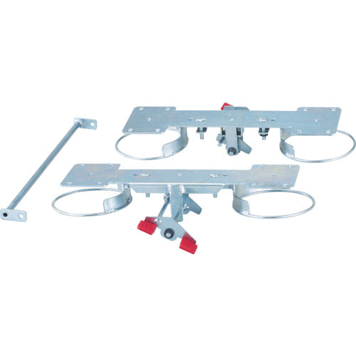 TRUSCCO 프레스제 대차 동키 카트용 링식 스토퍼 자재 4륜용 200JRS-4 1대