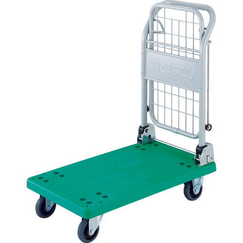 TRUSCO Plastic Cart Grand Cart Folding Type Easy 2 Tier TP-7014A 1 Unit