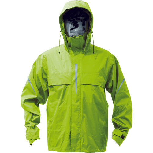 ＴＲＵＳＣＯ　ベンチレーション（通気口）付レインスーツ　ライム　Ｓ　TRW360-84-S　1 着