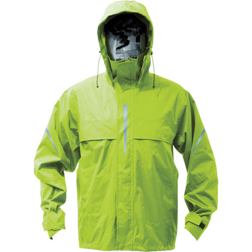 TRUSCO Ventilated Rain Suit, Lime, 4L, TRW360-84-4L, 1 unit