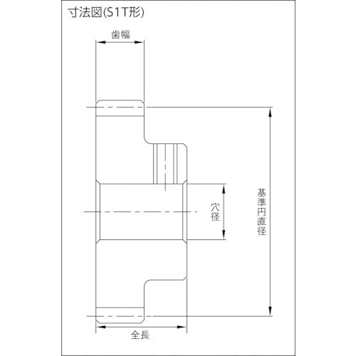 KHK 평기어 BSS0.5-30B BSS0.5-30B 1개