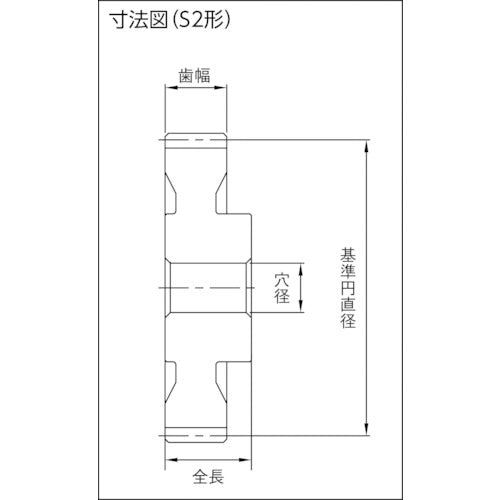 ＫＨＫ　平歯車　ＳＳ１．５−１００　並歯　SS1.5-100　1 個