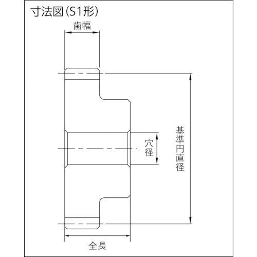 ＫＨＫ　平歯車　ＳＳ１．５−１４　並歯　SS1.5-14　1 個