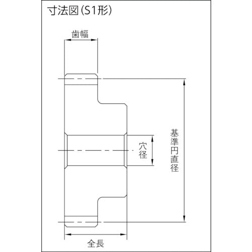 ＫＨＫ　平歯車　ＳＳ１．５−２００　並歯　SS1.5-200　1 個