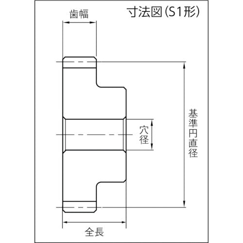 ＫＨＫ　平歯車ＳＳ１−２１　SS1-21　1 個