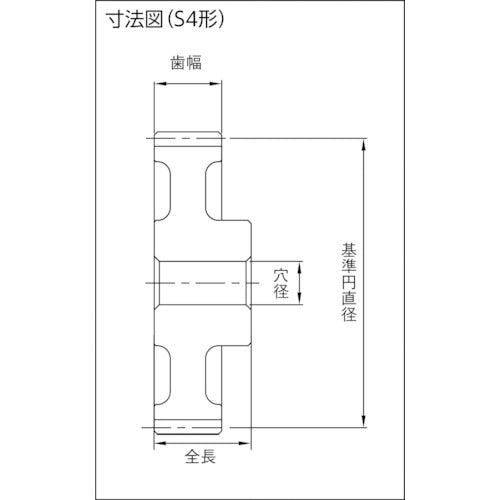 KHK Spur Gear SS2.5-60, Regular Teeth SS2.5-60, 1 pc