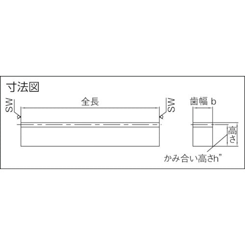 ＫＨＫ　ステンレスラックＳＵＲ１．５−５００　SUR1.5-500　1 個