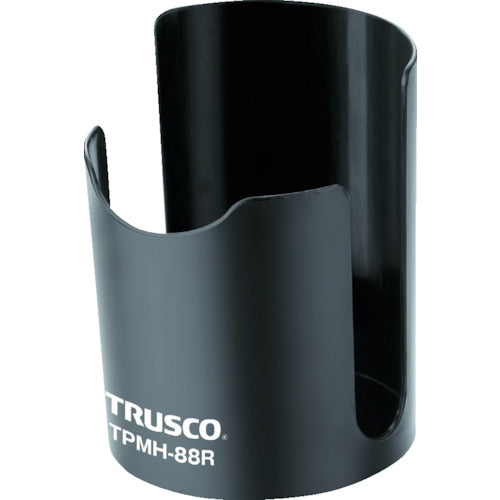 ＴＲＵＳＣＯ　樹脂マグネット缶ホルダー　黒　８０ｍｍ　TPMH-88BK　1 個