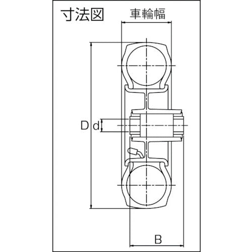 ＴＲＵＳＣＯ　ノーパンクタイヤ　φ２４０ｍｍ　TKT-250NP　1 個