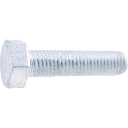 TRUSCO Hexagonal Bolt, Hot Dip Galvanized, Full Thread, M12 x 50, Pack of 8, Y012-1250, 1 PK