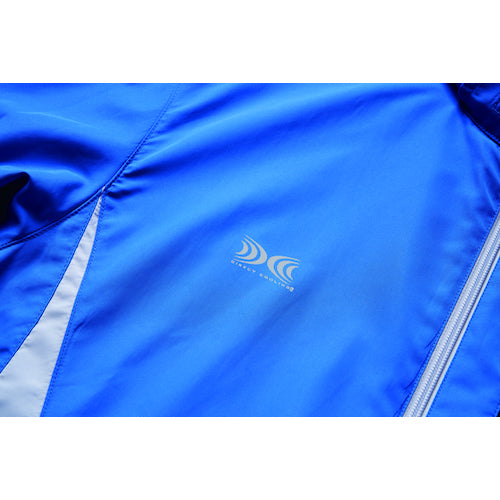 空調服　フード付きポリエステル製空調服［［Ｒ下］］　ウェアのみ　シルバー　Ｍ　KU90520-C06-S2　1 着