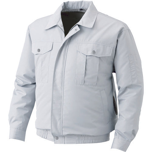 空調服　屋外作業用空調服［［Ｒ下］］　ウェアのみ　シルバー　４Ｌ　KU90720-C06-S6　1 着