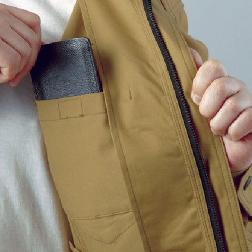 Z-DRAGON 스트레치 점퍼 5L 사이즈 실버 71000-036-5L 1 착용