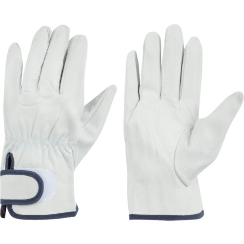 Towaron Cowhide Leather Gloves with Velcro Large 476-L 1 pair