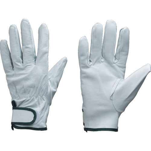 Towaron Pig Leather Gloves with Crest Velcro M 486-M 1 Pair