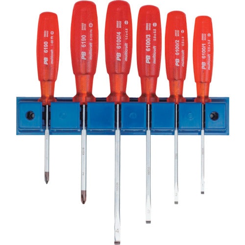 PB Swiss Tools Multicraft Screwdriver Set with Holder 6244 1 S