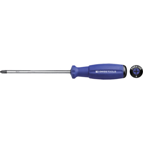 PB Swiss Tools Rainbow Phillips Screwdriver Blue 8190-3-150BL 1 piece