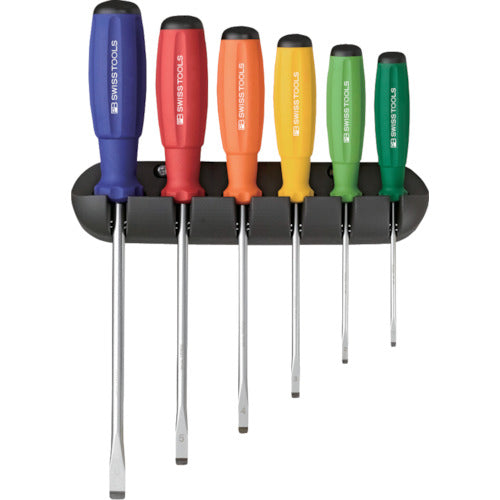 PB Swiss Tools Rainbow SwissGrip Screwdriver Set of 6 8240RB 1 S